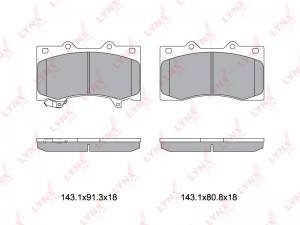 колодки дисковые! передние\ Nissan Patrol, Infiniti QX56 5.6 10> BD-5744 LYNXAUTO
