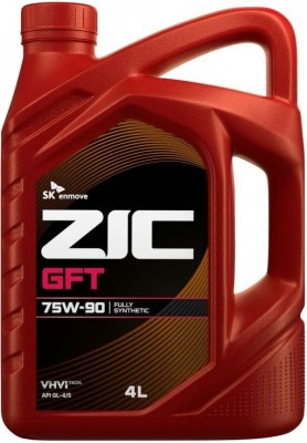 Масло трансмиссионное синтетическое ZIC GFT 75W-90 4л 162629 162629 ZIC