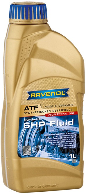 Масло трансмиссионное ATF для АКПП 6HP Fluid BMW VW LAND ROVER синт.1л RAVENOL 1211112-001 RAVENOL