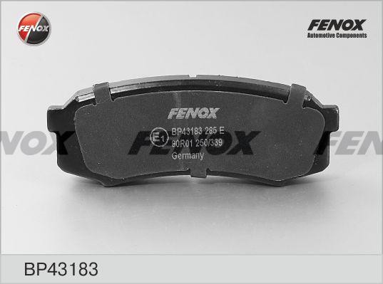 Колодки MITSUBISHI Pajero IV, TOYOTA Land Cruiser IV-VI, Land Cruiser Prado I-II BP43183 FENOX