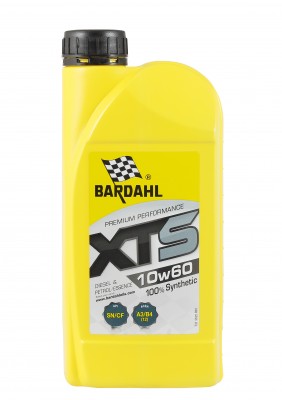 BARDAHL XTS 10W60 (1L) масло моторное! синт.\API SN/CF, ACEA A3/B4 36251 BARDAHL