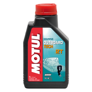 Масло моторное для 2-х тактных двигателей лодок MOTUL OUTBOARD Tech 2T п/синт.1л 102789 MOTUL