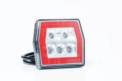 фонарь задний! LED 3-функциональный, 99,5х93 с проводом 1м\ Universal FT120LED FRISTOM