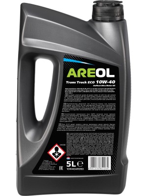AREOL Trans Truck ECO 10W40 (5L) масло мотор.! синтACEA E6/E7/E9,API CI-4,MB 228 10W40AR050 AREOL