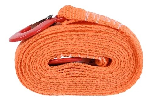 трос буксировочный! лента, 7т, 5м, с крюками, с сумкой\ BRX0080034 BRIX