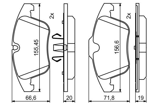 JAGUAR XE (2015>) 0986494830 BOSCH