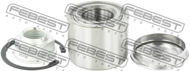 Подшипник ступицы задний (с ремкомпл) RENAULT DUSTER, NISSAN ALMERA G15RA DAC306 DAC30620048-KIT FEBEST