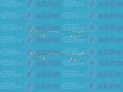 р/к торм. колодок задних!\ Audi A3 12>, Citroen C5, Ford Focus 01> D42344A AUTOFREN SEINSA