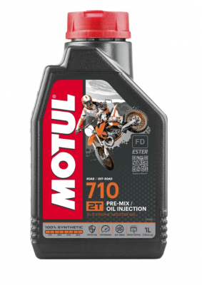 Масло моторное для 2-х тактных двигателей MOTUL 710 ESTER 2T синт.1л 104034 MOTUL