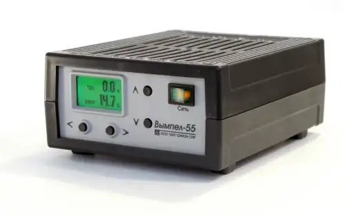 зарядное устройство! Вымпел-55 (автомат, 0,5-15А, 0,5-18В, ЖК индикатор)\ 2012 VYMPEL