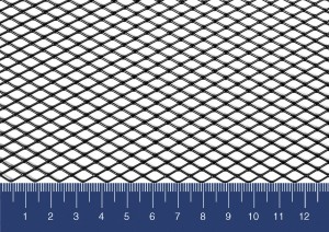 сетка радиатора защитная! 1000х250 R10, алюм., чёрная\ ZS10011 RIVAL