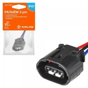 Разъём 3 pin с проводами для катушки зажигания Mitsubishi Outlander (AECC083) AECC083 AIRLINE
