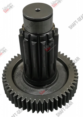 Вал промежуточный демультипликатора (L=225) короткий КПП 12JS, Маз, Камаз, Jac,  12JS200T1707051 SHAFT