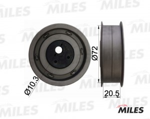 Ролик ремня ГРМ AUDI 100/VW GOLF/PASSAT/T4 1.3-2.0 -02 (INA 531006310) AG02010 AG02010 MILES