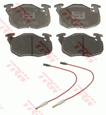 Колодки передние PEUGEOT 405 I-II (для BENDIX) GDB327 GDB327 TRW