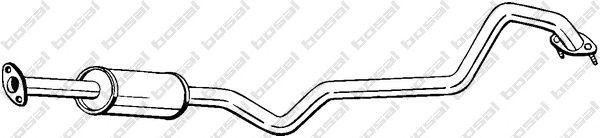 Глушитель NISSAN Almera (N16E) средняя часть BOSAL 285-417 BOSAL