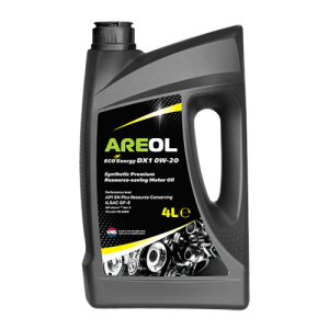 AREOL ECO Energy DX1 0W20 (4L) масло моторное! синтAPI SQ RC, ILSAC GF-7A, GM De 0W20AR067 AREOL