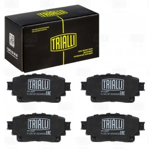 Колодки тормозные дисковые задние PF 2557 TRIALLI
