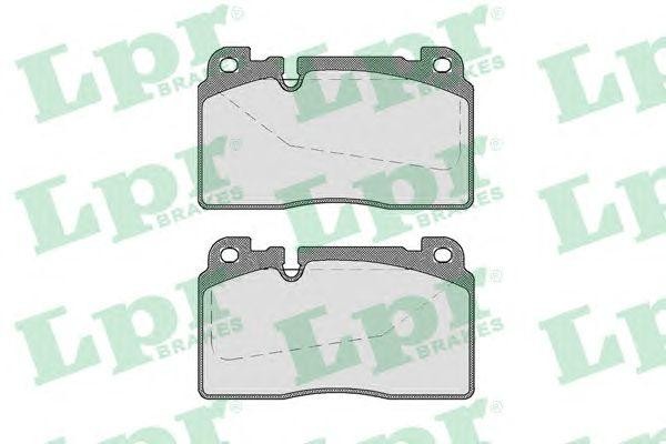Колодки тормозные дисковые 05P1804 05P1804 LPR
