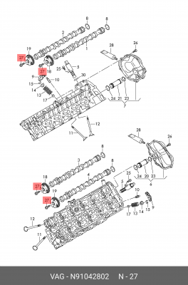 M12/1.25/60/30 N 910 428 02 VAG