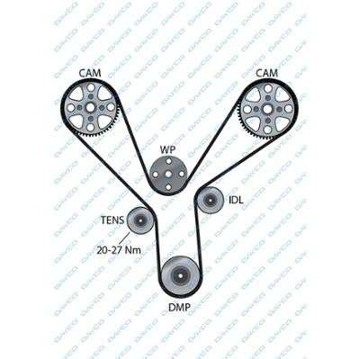 HYUNDAI SANTA FE [CM] (2005>)/ KIA MAGENTIS (2005> 2.7L 941046 DAYCO