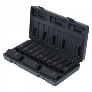 Набор головок ударных 1/2DR L=78мм, 13пр. (10-24мм) пласт.кейс (ATAS409) ATAS409 AIRLINE