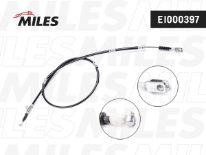 Трос стояночного тормоза правый TOYOTA AVENSIS 00-03 EI000397 EI000397 MILES