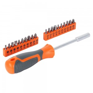 Отвёртка с битами 21 пр. (SL, PH, PZ, HEX, TORX) блистер (ATAU040) ATAU040 AIRLINE