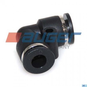 соединитель !(п) угловой (для трубок 6mm) \ 65963 AUGER