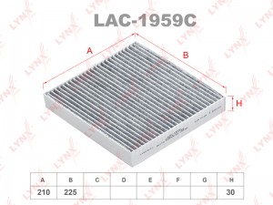 HYUNDAI SONATA VIII (2019>) угольный LAC-1959C LYNXAUTO