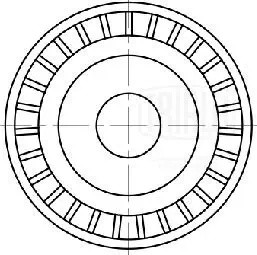 Ролик привод. ремня для а/м Ford Transit (06-)/PSA Boxer (06-) 2.2d (только роли CM5630 TRIALLI