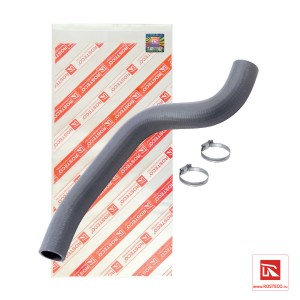 Патрубок системы охлаждения для а/м ВАЗ 2112 (верхний) "Rosteco" с хомутами 20144 ROSTECO