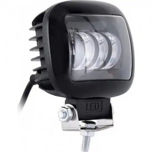 фара светодиодная! WL-330 (кв. мет.корп., LENS, 3 LED, 45W)\ 5204 VYMPEL