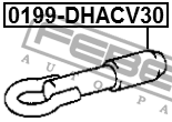 Крюк буксирный TOYOTA RAV4 III 05-12 0199-DHACV30 0199-DHACV30 FEBEST
