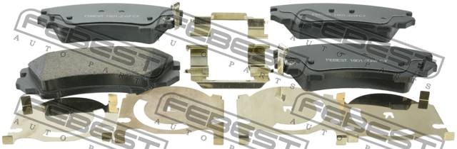 Колодки передние OPEL ASTRA J 2010-2015 1801-ZAFCF 1801-ZAFCF FEBEST