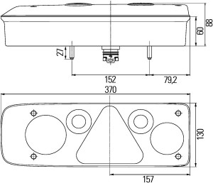 Фонарь задний правый Kogel 2VP340940-101 HELLA