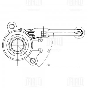 Муфта выключения сцепления гидравлическая CT 1401 TRIALLI