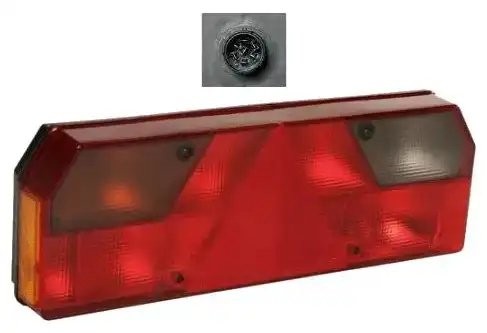 фонарь задний многосекц. !лев. с треуг. пов. прозрач. 7-pin EUROPOINT l \Univers M611414 MARS