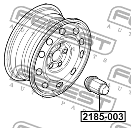 Гайка колесная 2185-003 2185-003 FEBEST
