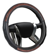 Оплетка руля (M) 37-39см черная кожа New Jersey SENATOR OPLS1401 SENATOR