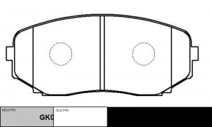 Колодки тормозные MAZDA CX-7,CX-9 (07-) передние (4шт.) CTR GK0711 CTR