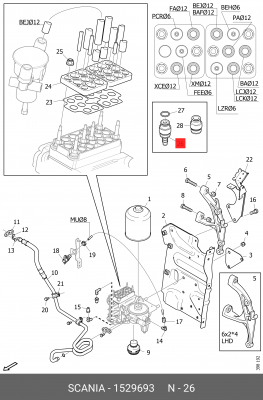 Переходник 1529693 SCANIA