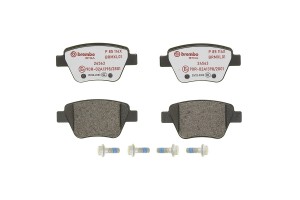 Колодки тормозные VW Golf 6,Jetta AUDI A1,A3 SKODA Octavia,Superb (10-) задние ( P85114X BREMBO