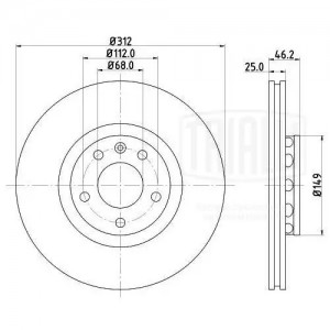 AUDI A4/A6/PASSAT B5/B6 DF 180131 TRIALLI