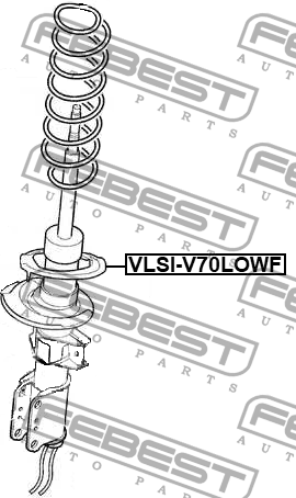 Проставка пружины нижняя VOLVO S60 2001-2009 VLSI-V70LOWF VLSI-V70LOWF FEBEST