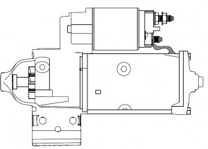 Стартер для а/м BMW 5 G30 (16-)/X3 G01 (17-)/X4 G02 (18-) 2.0D AT 2,2кВт (LSt 26 LSt 2601 START VOLT