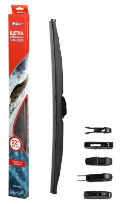 Щетка стеклоочистителя зимняя 550 мм (22) 4 адаптера AWB-W-550 AIRLINE