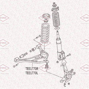 Рычаг передней подвески нижний L SUZUKI Grand Vitara 98- TEE1770L TEE1770L TATSUMI