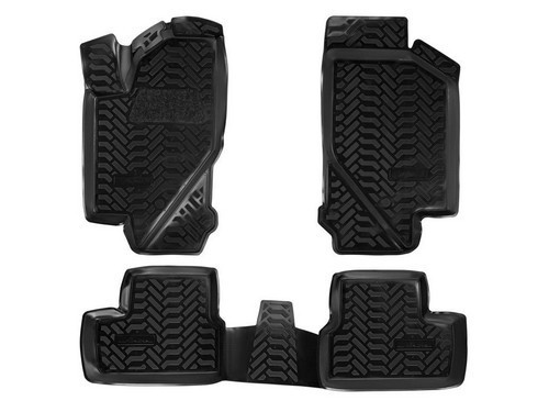 Коврики салона для а/м LADA Granta 2011 г.в. полимерный черный "AIRLINE" (высок. ACM-PS-02 AIRLINE