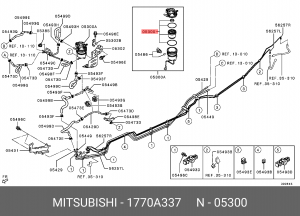Фильтр топливный 1770A337 1770A337 MITSUBISHI